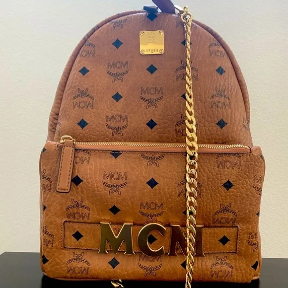 MCM Medium Backpack with detachable wristlet - Picture 1 of 2